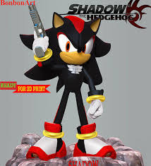 shadow sonic the hedgehog 3d model 3d