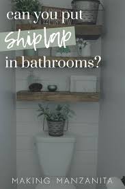 10 Shiplap Bathroom Wall Ideas