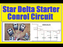 star delta starter motor control with