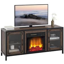 Hearthpro Farmhouse Fireplace Tv Stand