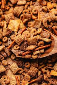 cinnamon sugar sweet and salty chex mix