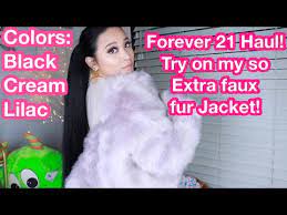 Forever 21 Shaggy Faux Fur Coat Try On