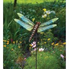 Brianne Dragonfly Dasher Garden Stake