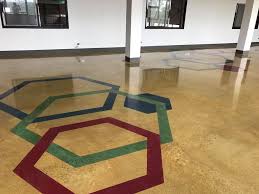coloring decorating concrete floor