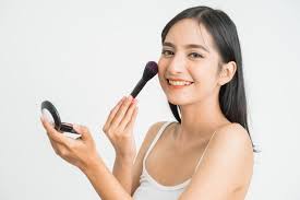 beauty makeup asian woman smiling