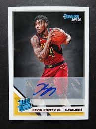 Find the perfect kevin porter jr. 2019 20 Donruss 228 Kevin Porter Jr Cavaliers Autograph Auto Basketball Card Clevelandcavaliers Kevin Porter Basketball Cards Cavalier