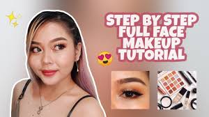 full face step by step makeup tutorial