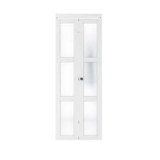 Mdf White Finished Closet Bi Fold Door