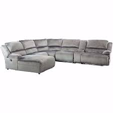 6pc reclining sectional with laf chaise