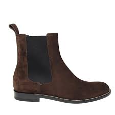 Chelsea boots can easily be very expensive, but at $199, the thursday boot co. Gucci Men S Dark Brown Suede Chelsea Boot With Elastic Sides 256346 2145 9 5 G 10 5 Us Overstock 28308369