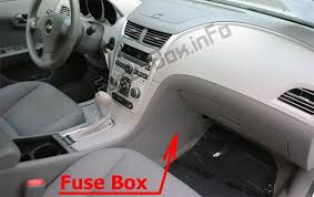 Posted by anonymous on may 19, 2012. Fuse Box Diagram Chevrolet Malibu 2008 2012