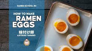 All you need is six minutes. Ramen School 3 How To Make Ramen Eggs å'³ä»˜ã'åµ Ajitsuke Tamago Ajitama Youtube