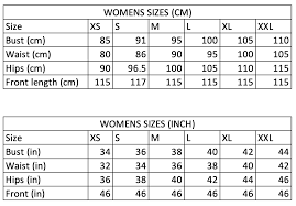 size guide ethnicity india