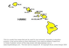 Map 3 Hawaiian Islands Latitude Longitude Tendeonline Info
