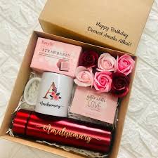 personalised gift box for her with soap
