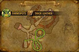 wow farming thick leather world of