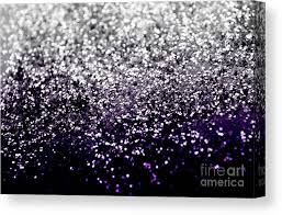 Glitter Wall Art Purple Wall Decor