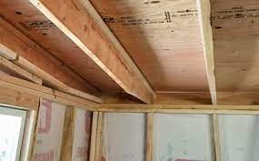 insulating and venting a shed roof