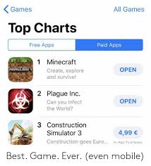 All Games Games Top Charts Free Apps Paid Apps 1 Minecraft