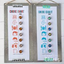 Magnetic Chore Charts The Crafting Chicks