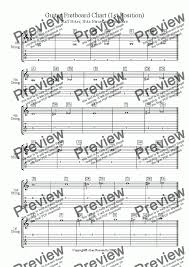 Guitar Fretboard Chart 1st Position For Solo Instrument Acoustic Guitar Notation By Alan Shoesmith Sheet Music Pdf File To Download