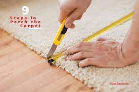 9 important steps for carpet repair at