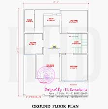 Flat Roof House With Floor Plan
