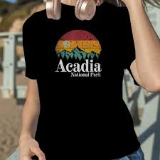 acadia national park shirt retro