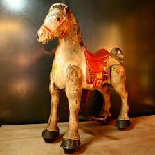 vine english toy pedal horse les