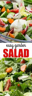 Easy Garden Salad Recipe Salad Side