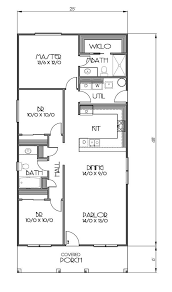 Cottage Style House Plan 3 Beds 2