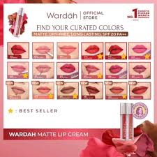 jual wardah lip cream exclusive matte