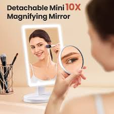 lighted vanity makeup mirror with 16