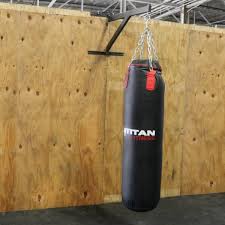 an wall mounted heavy bag boxing