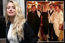 Depp's brunette locks have been dyed a bright yellow color, but his roots remain dark. Amber Heard Claims Johnny Depp Tried To Strangle Her With Own Shirt On Honeymoon From Hell Mirror Online