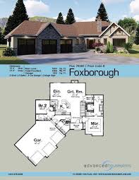 Craftsman House Plan Foxborough