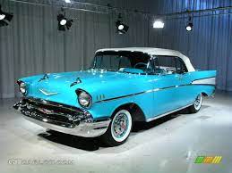1957 turquoise chevrolet bel air