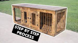 double dog kennel crate cage