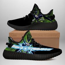 Cell vs yamcha piccolo fighting led table lamp. Power Skill Cell Yz Sneakers Dragon Ball Z Shoes Anime Yeezy Sneakers Shoes Black Luxwoo Com