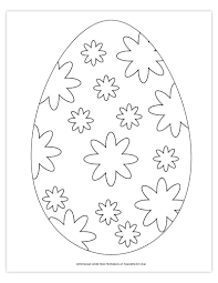 Easter eggs that glow and change color: Free Printable Easter Egg Coloring Pages Easter Egg Template
