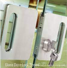 Framless Glass Sliding Door Center Lock