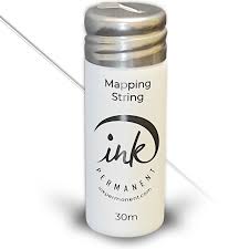 ink permanent white brow mapping string