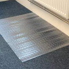 vinyl plastic clear carpet floor mat
