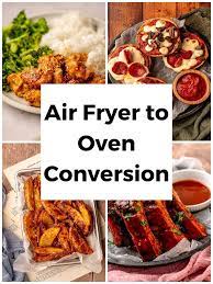 air fryer to oven conversion real