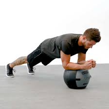 exercises with a giant cine ball
