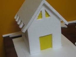 how to make a thermocol house model