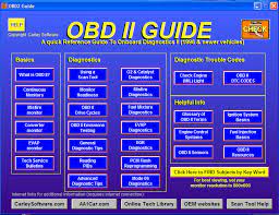 obd ii guide diagnostic training software
