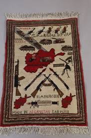 afghan war rug redlands antique auction