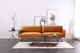 theo top grain leather sofa furniture