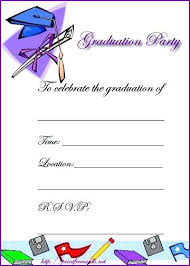 Printable Graduation Party Invitations Template Studenthost Me